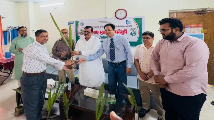 রাজশাহীতে এক হাজার তালগাছের চারা রোপণ কর্মসূচির উদ্বোধন